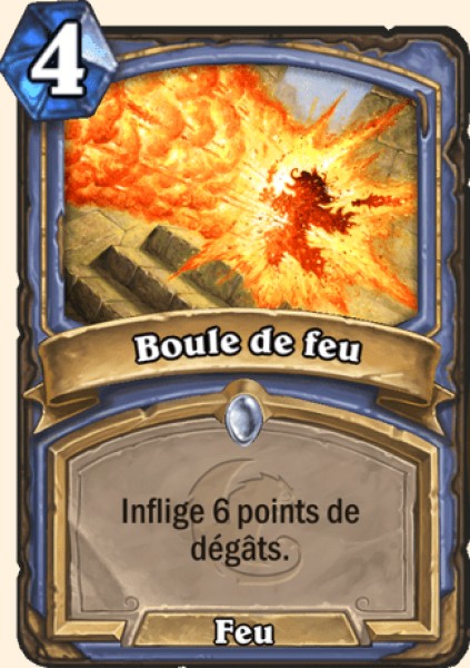 Carta Palla di fuoco — Mago Hearthstone