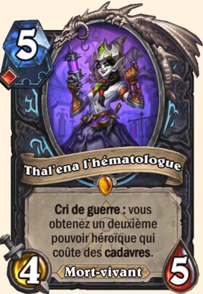 Thal'ena l'hématologue — carte Hearthstone FR