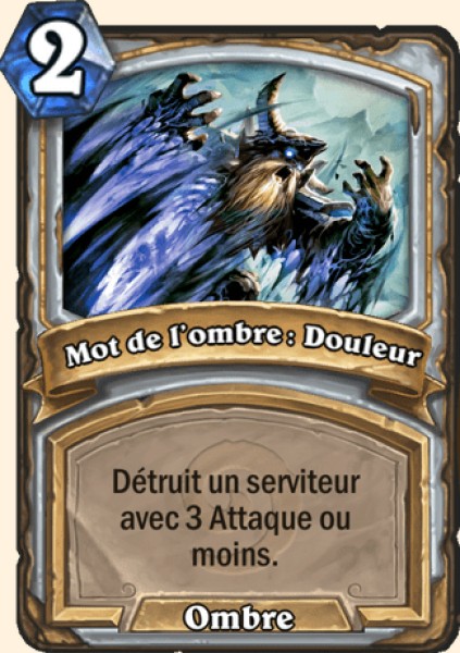 Carta Parola d'ombra: Dolore — Sacerdote Hearthstone