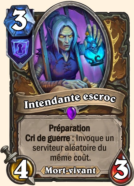 Intendante escroc, épique Druide