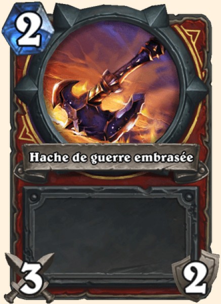 Carta Ascia di guerra fiammeggiante — Guerriero Hearthstone