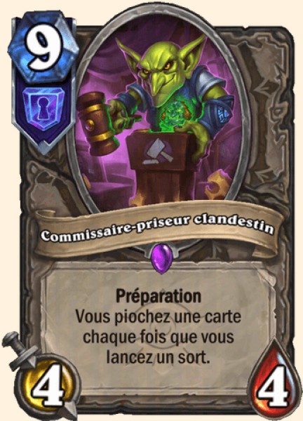 Carte Commissaire-priseur clandestin (Neutre)
