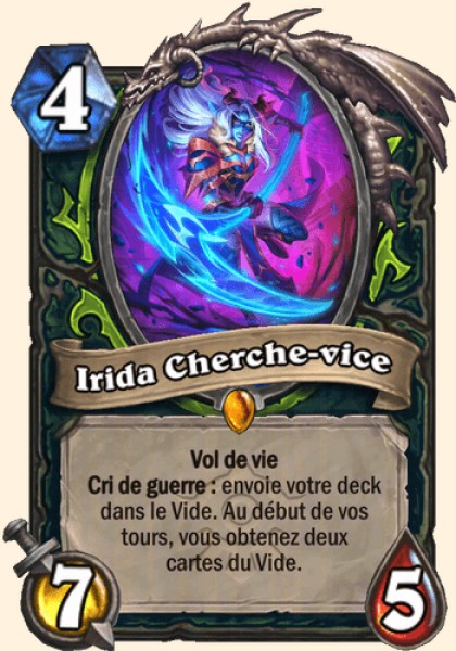 Irida Cherche-vice — carte Hearthstone FR