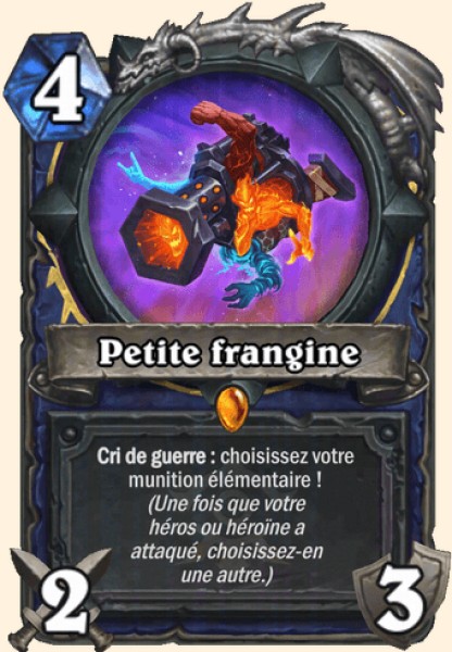 Petite frangine, arme légendaire Chaman