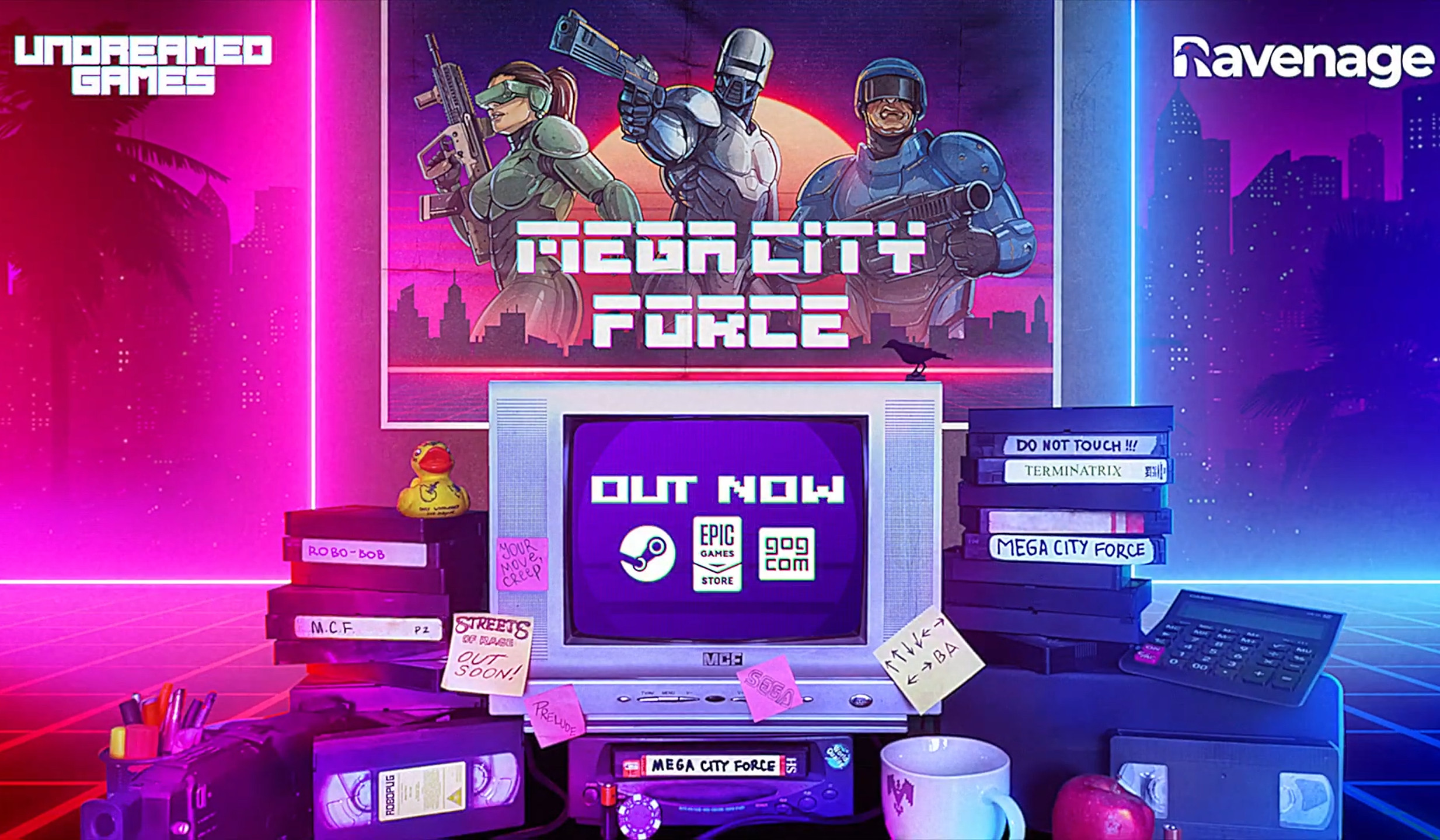 Mega City Force débarquera à cette date sur PS5, PS4, Xbox Series, Xbox One et Switch