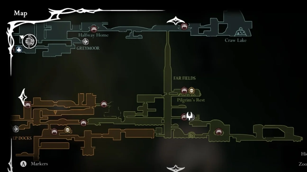 Riposo del Pellegrino Hollow Knight Silksong: come aprire la porta