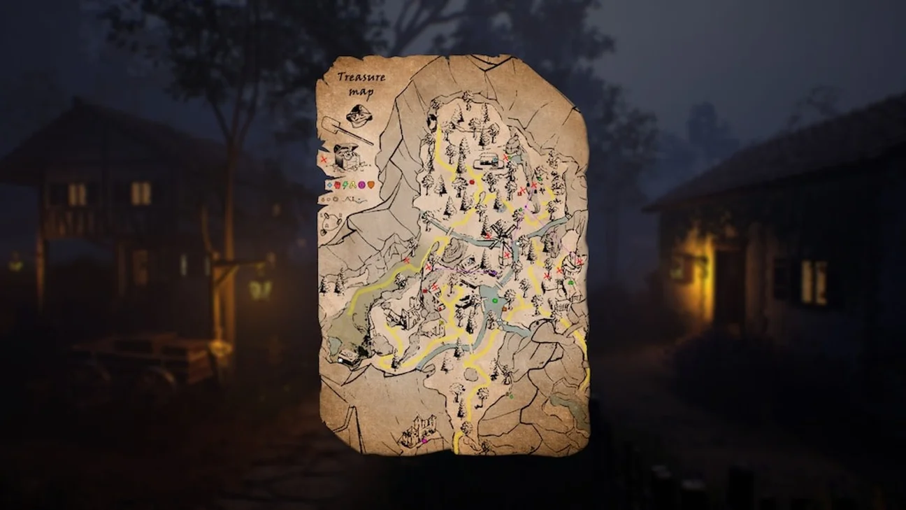Mapa de Of Ash and Steel: guia de utilização