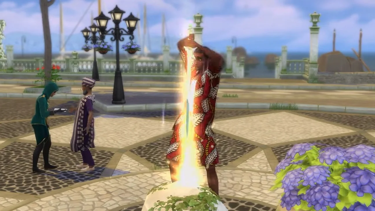 Simcalibur The Sims 4: How to Remove the Sword from the Stone