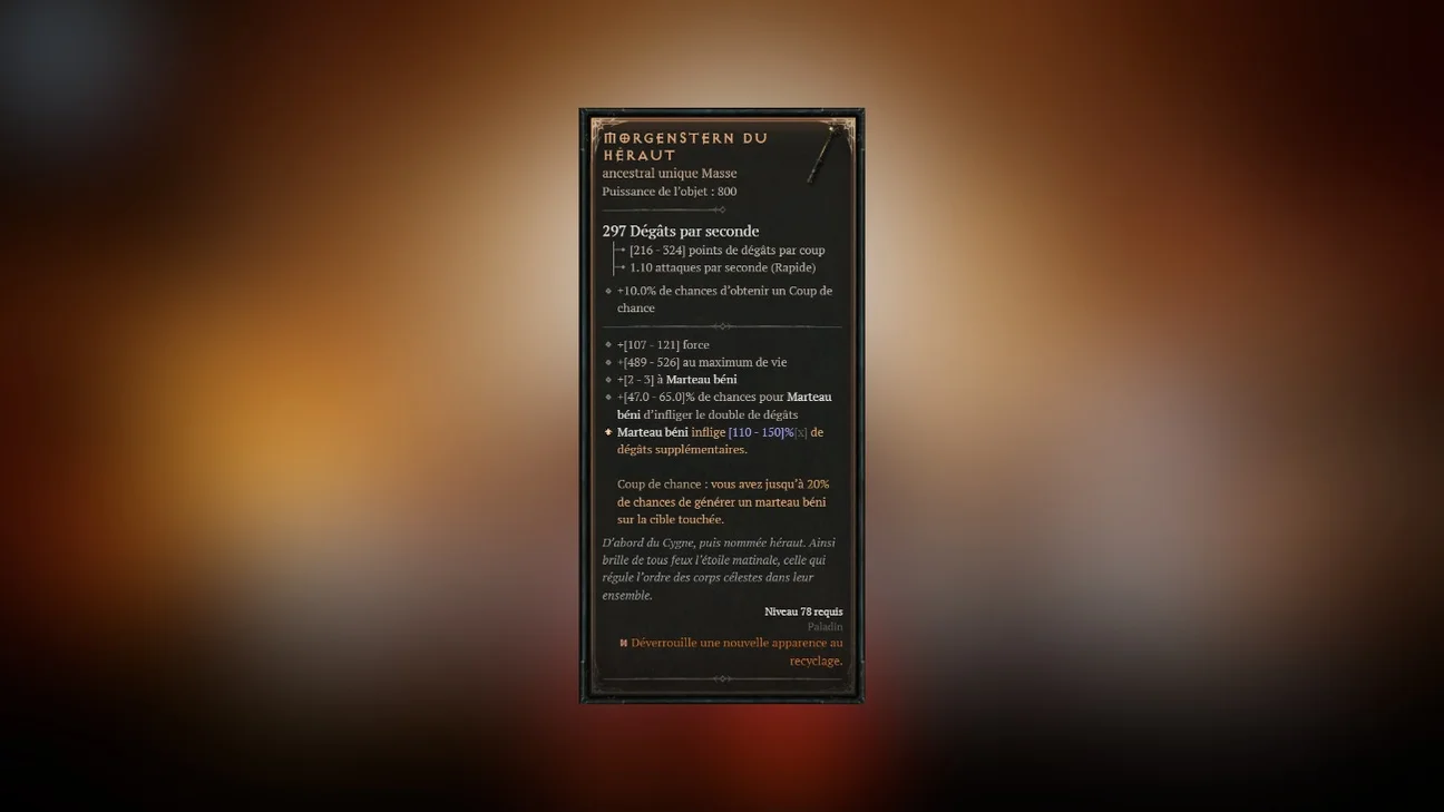 Morgenstern do Arauto em Diablo 4: Nossas dicas para obtê-lo