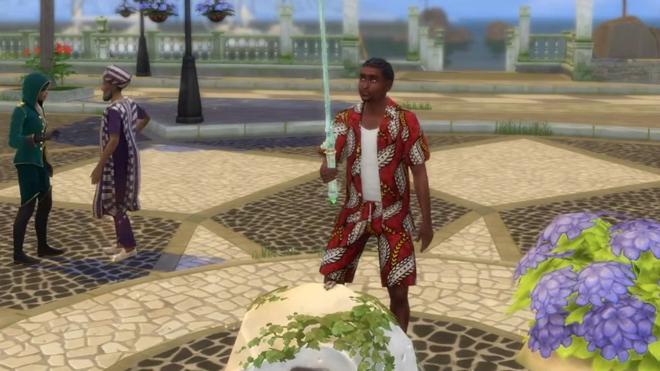 Simcalibur The Sims 4: How to Remove the Sword from the Stone
