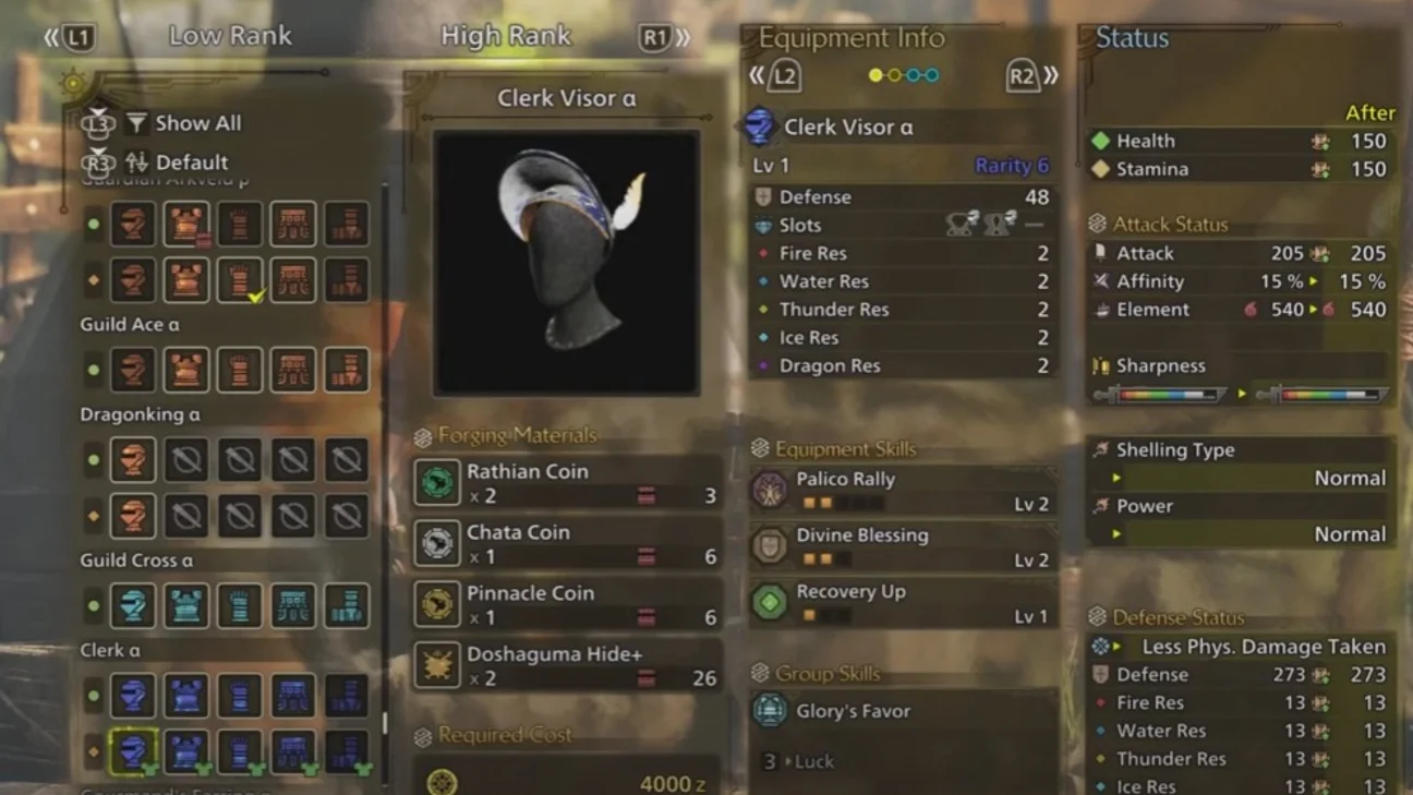 Strój recepcjonistki (clerk) MH Wilds: Jak go wytworzyć