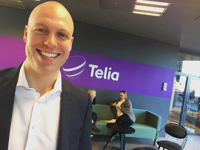Blog - Telia - Portrait of Daniel Barnes, Head of Consumer Outbound Sales at Telia