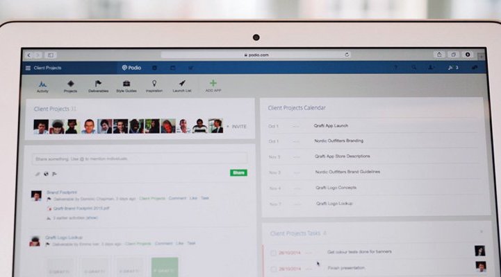 Blog - Example of Plecto team using Podio