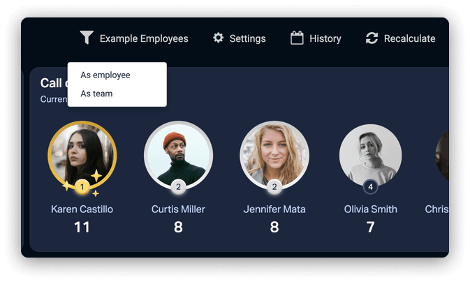 Dynamic Dashboards Filter rounded