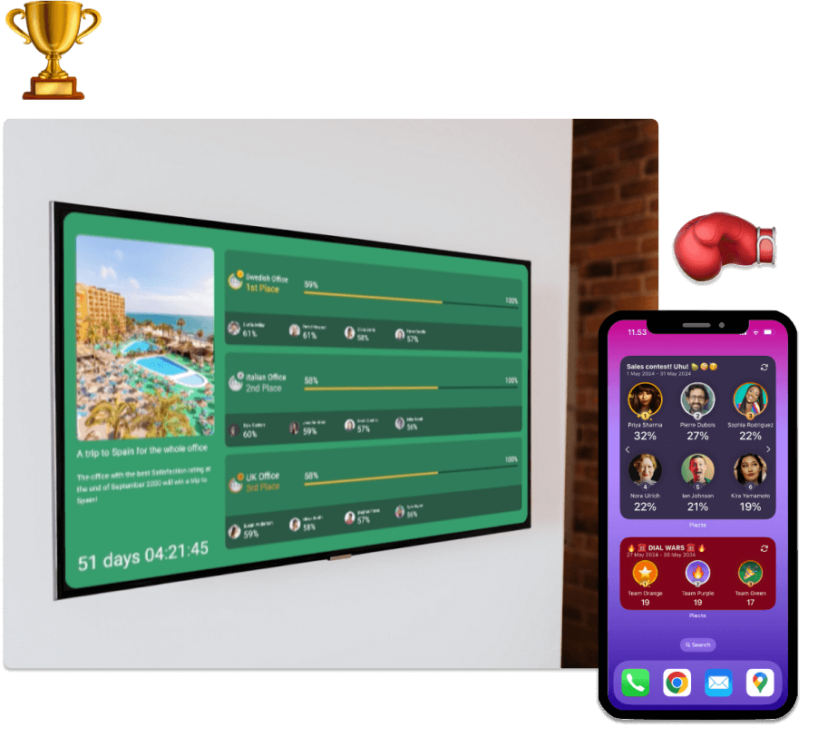 TV and mobile contests combo