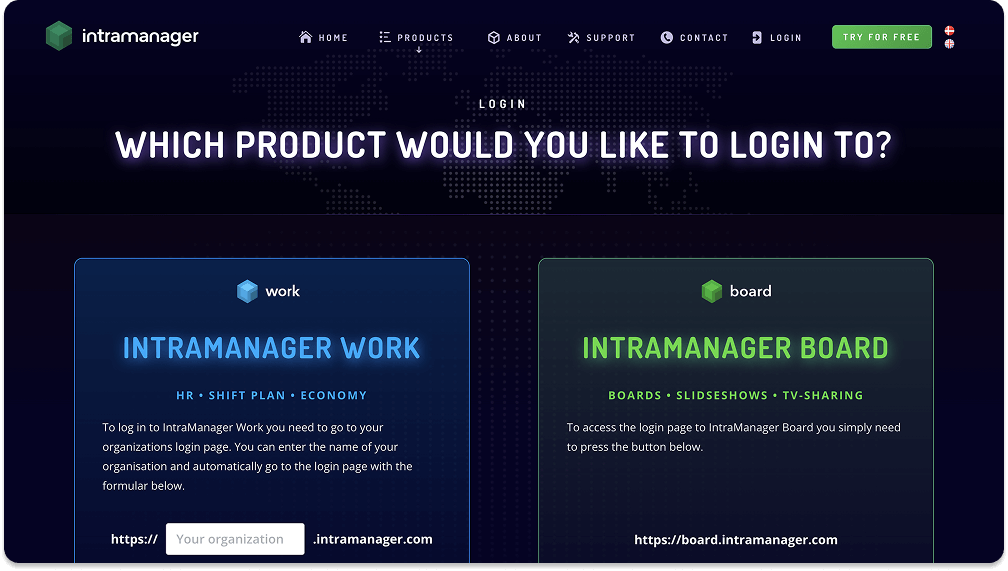 Intramanager homepage.png