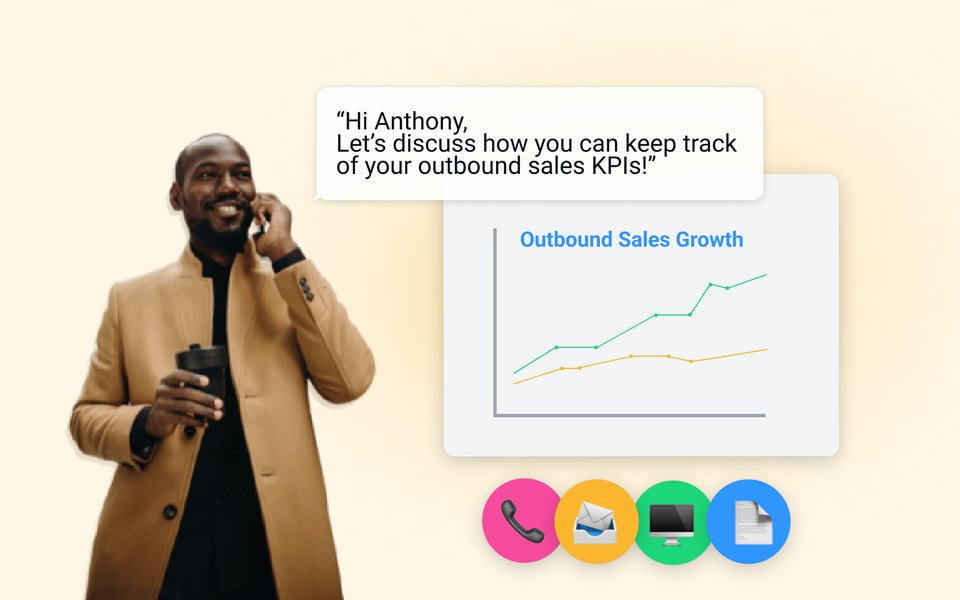 Blog - Outbound Sales KPIs Blog Plecto Header