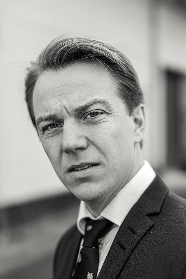 Blog - Peter Haahr portrait in black and white
