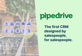 Pipedrive landing page