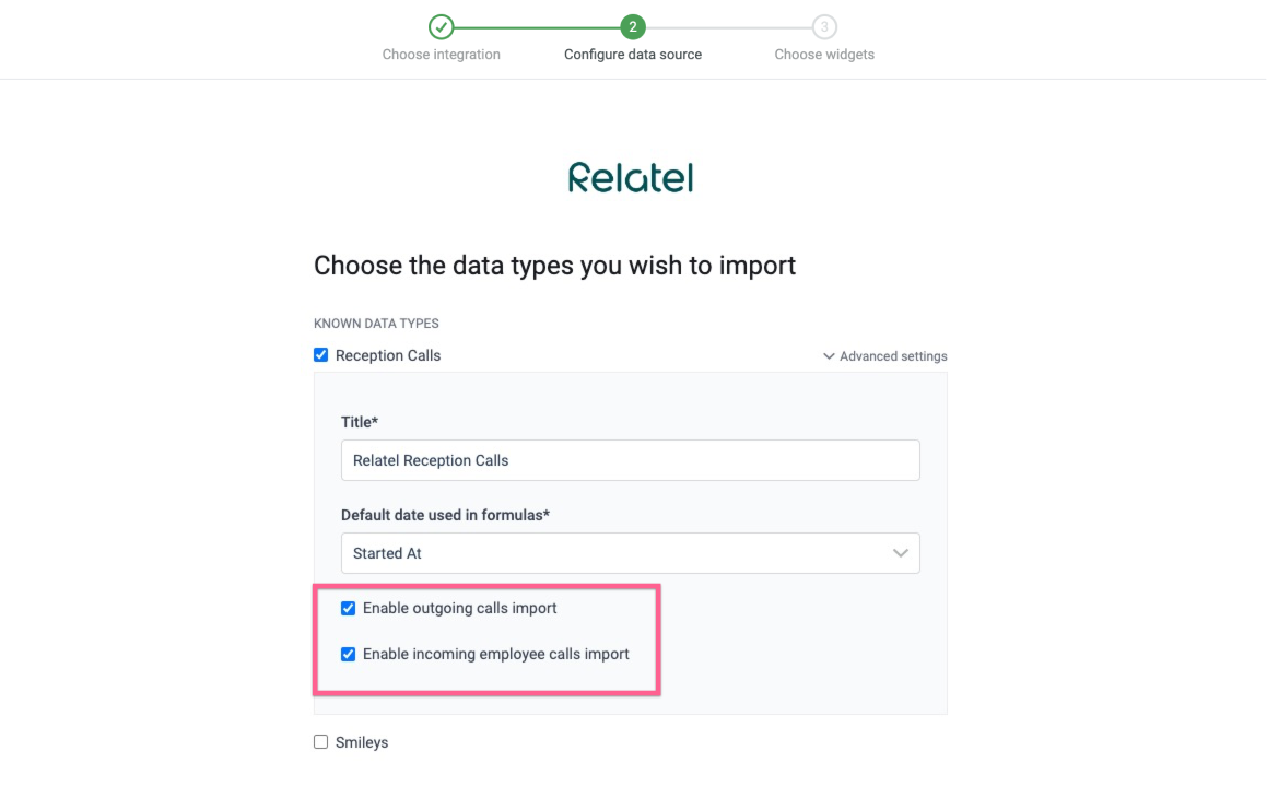 Connect with Relatel - Reception Calls