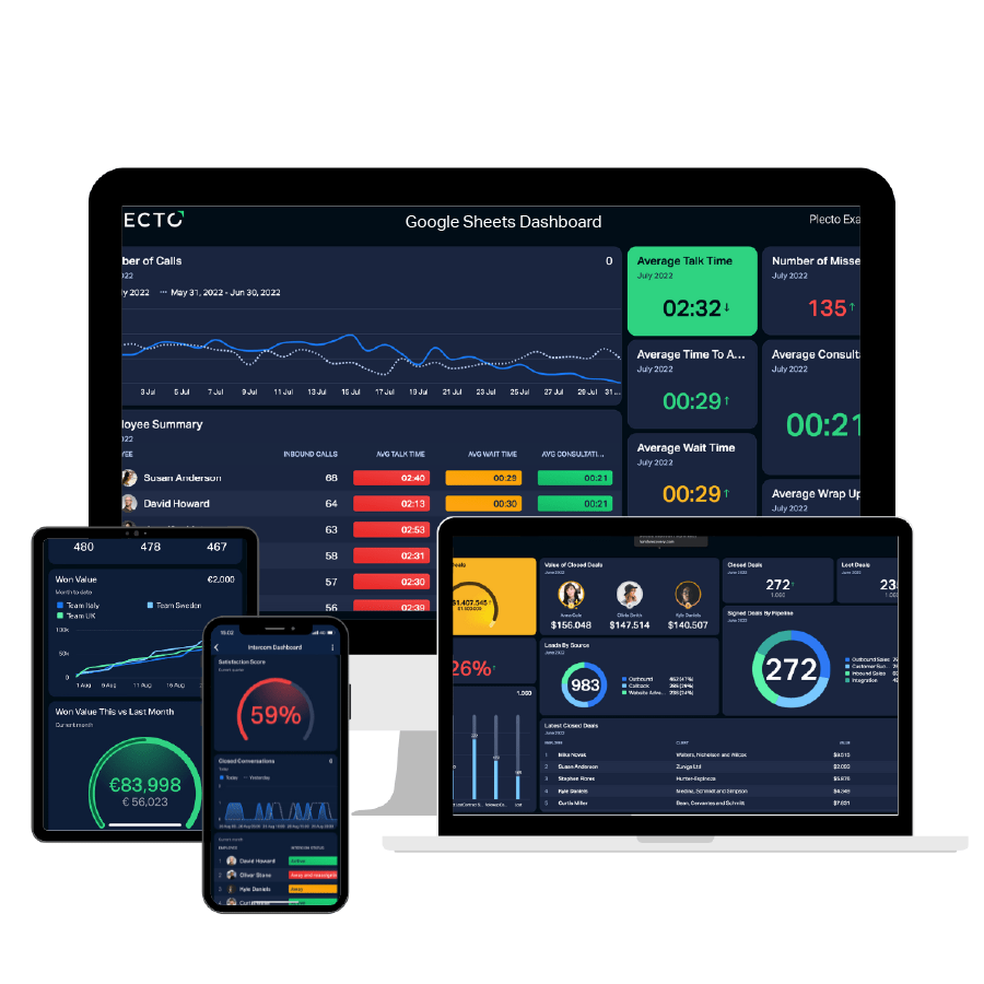 Google Sheets screen mock up