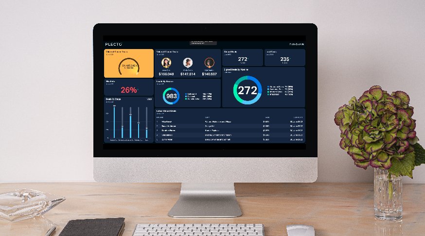 Blog - The 3 Golden Rules of Dashboard Design - Dashboard on a computer screen