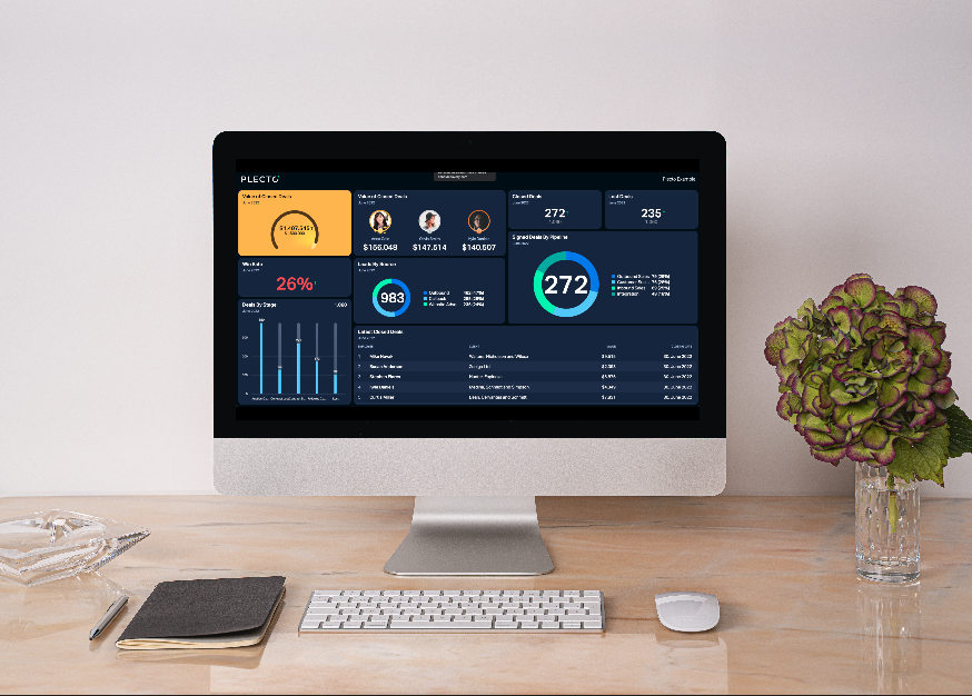Blog - The 3 Golden Rules of Dashboard Design - Dashboard on a computer screen