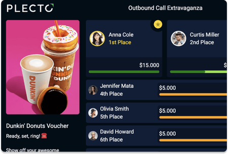 Sales contest (landing page)