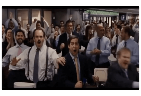 Wall street notification video image