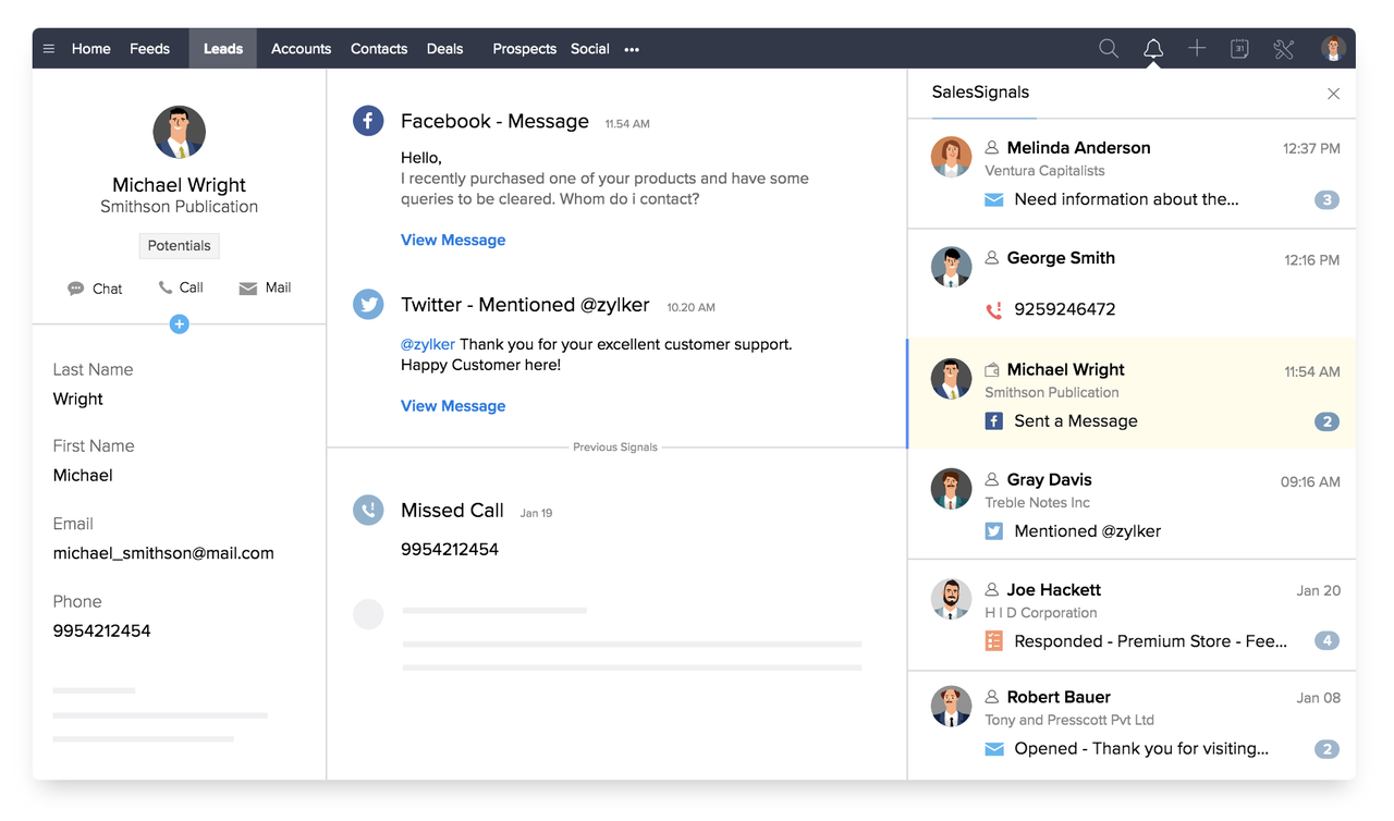 Blog - Zoho CRM example 1