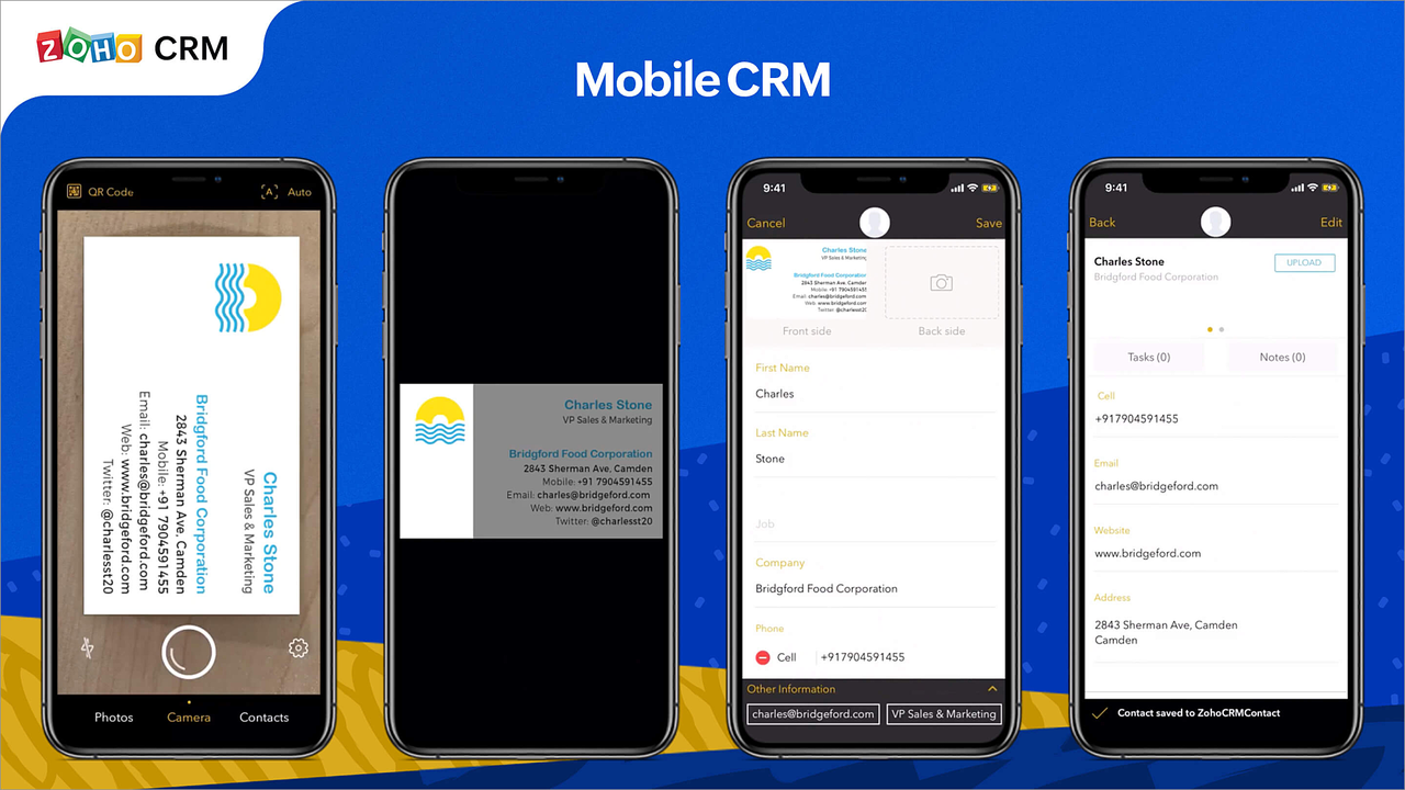 Blog - Zoho Mobile CRM Dashboard Visualization