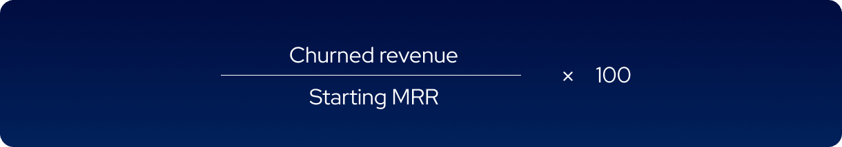 revenue churn rate