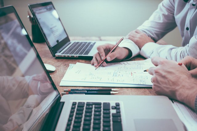 insurance work stock photo
