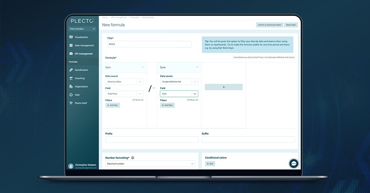 Guía Paso a Paso: Cómo Crear Métricas Customizadas en Plecto