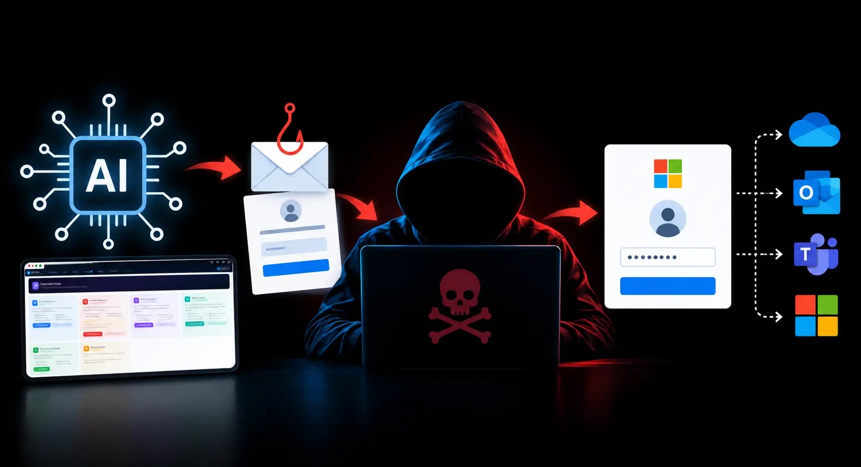 Image for EvilTokens Phishing Service Uses AI and Device Code Attacks to Hijack Microsoft Accounts