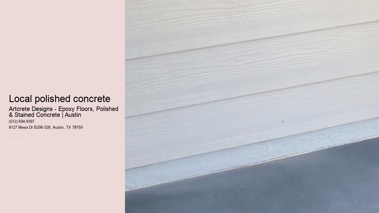 local polished concrete