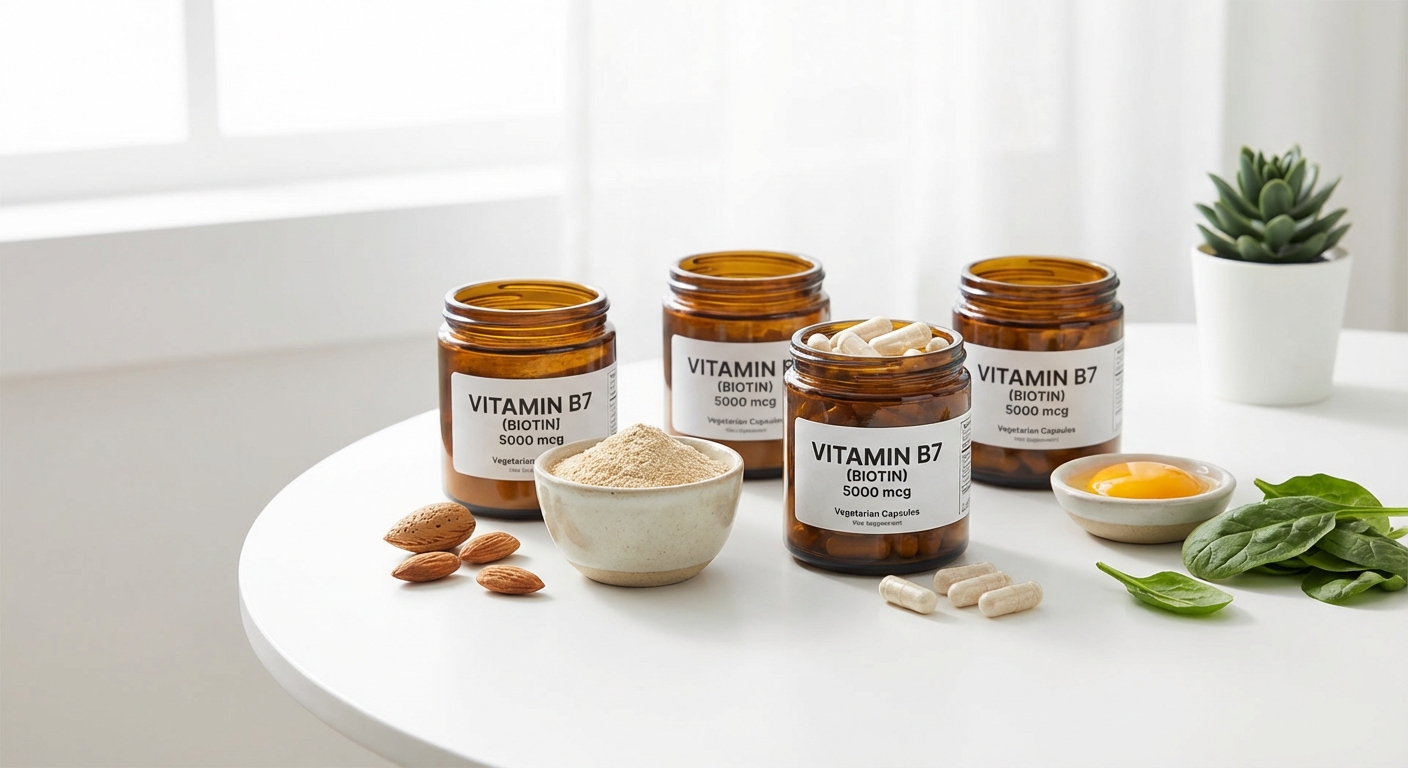 ויטמין B7 (ביוטין) 5000 מק"ג