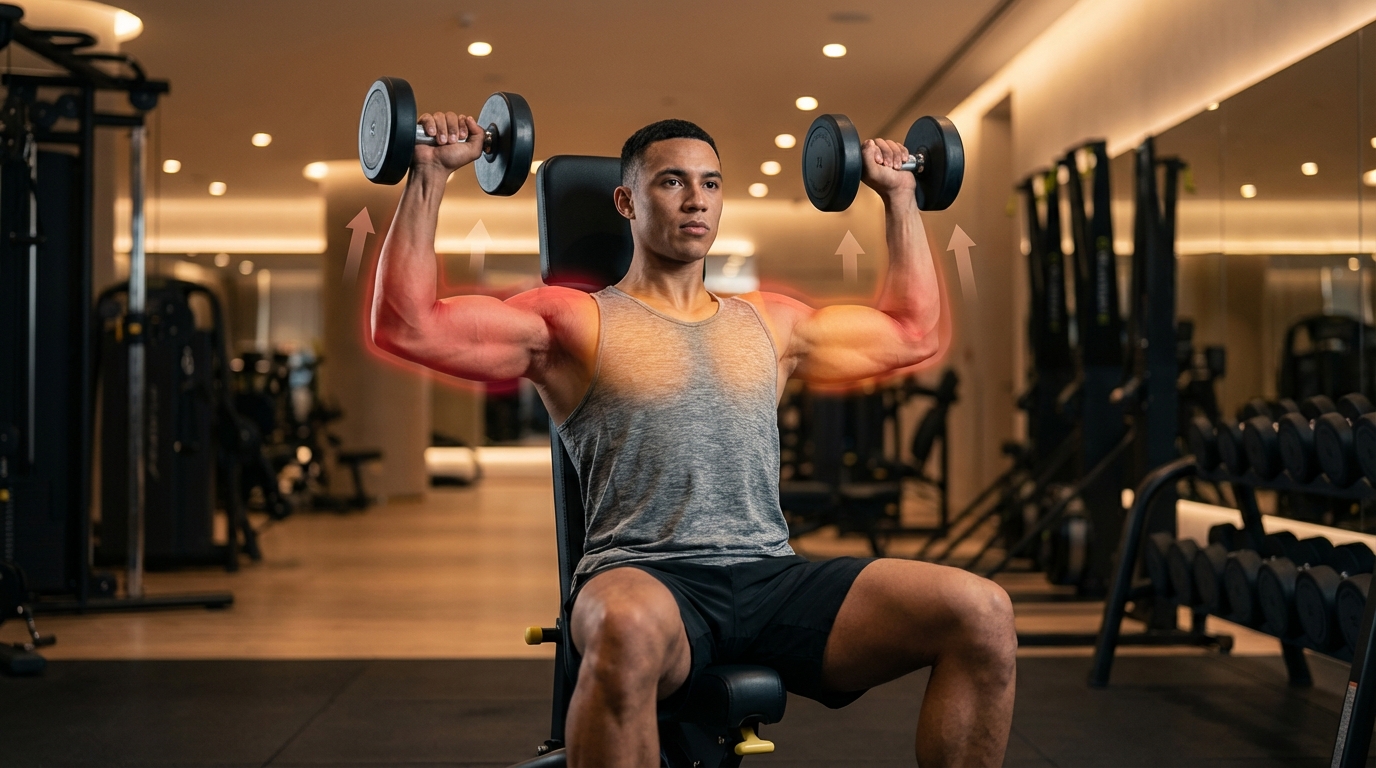 Développé Haltères Assis (Seated Dumbbell Press)