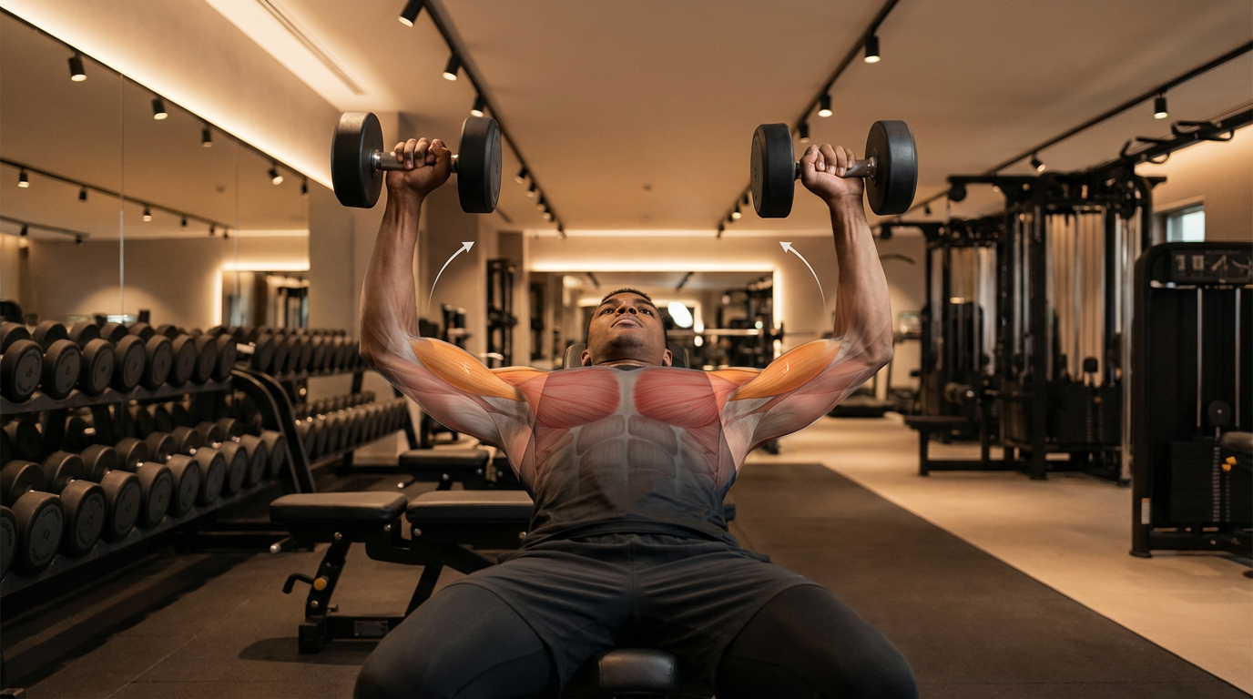 Écarté Couché (Dumbbell Fly)