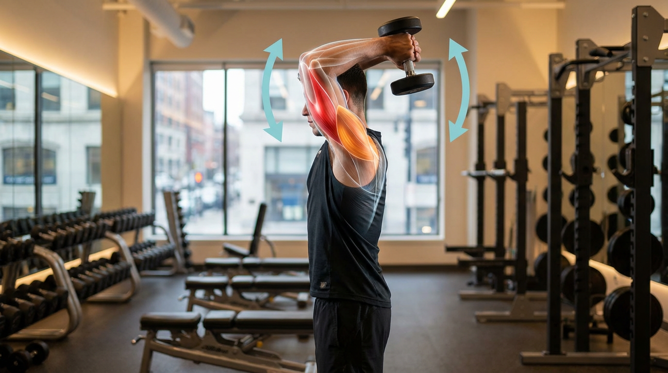 Extension Haltère au-dessus de la Tête (Overhead Extension)