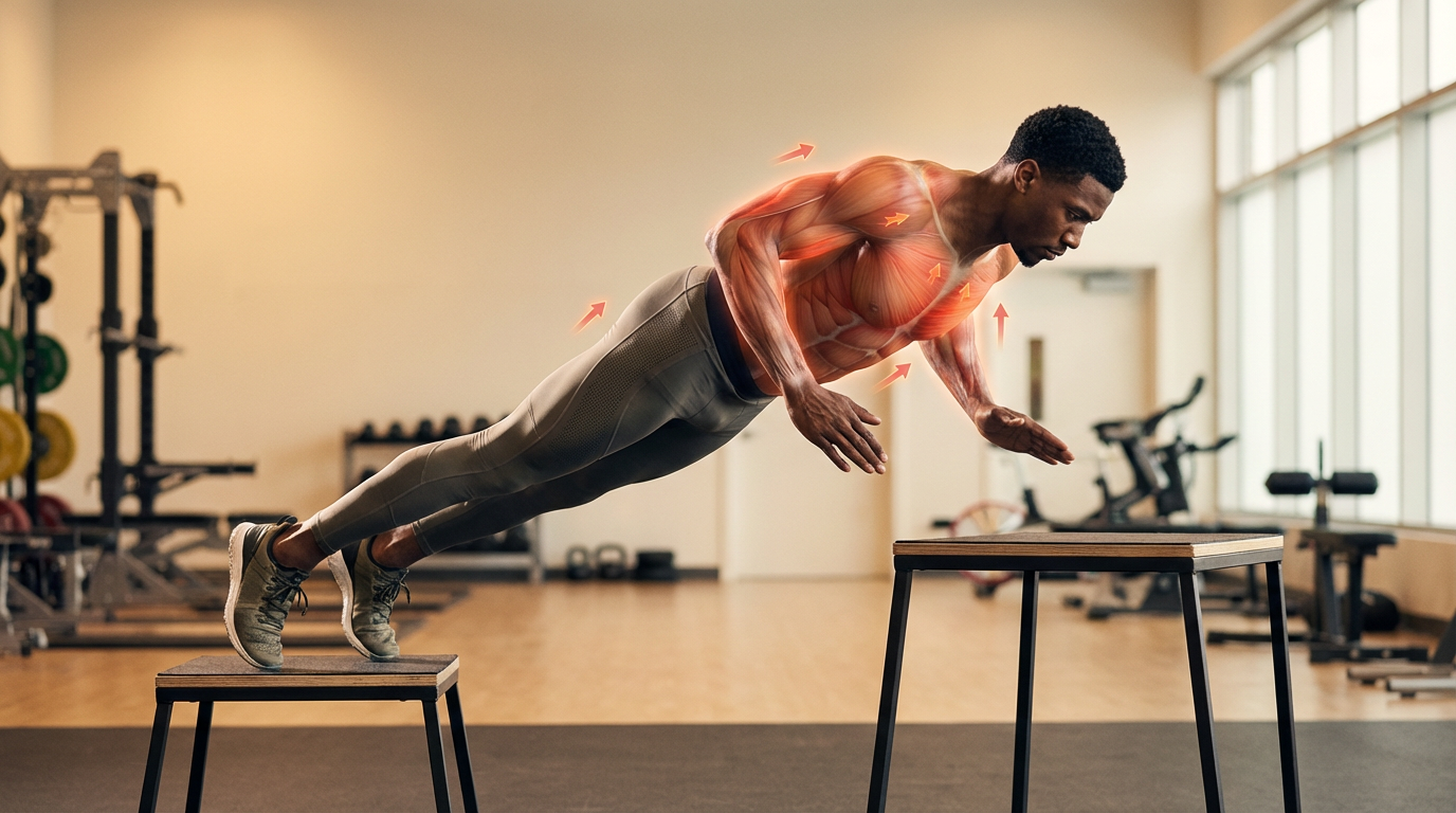 Explosive Push-up to Box
