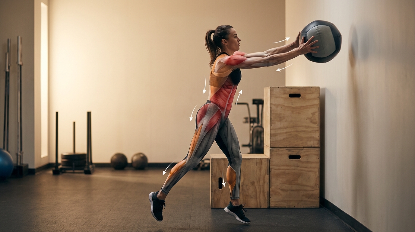 Medicine Ball Rotational Throw (Lancer rotationnel)