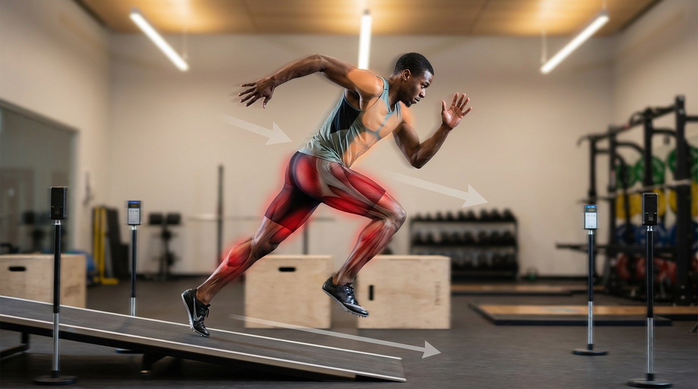 Sprint assisté (descente légère)