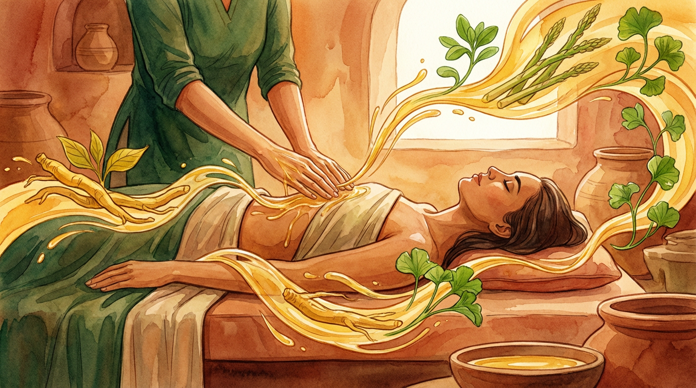 Rasayana Herbs (Ashwagandha, Shatavari, Brahmi)