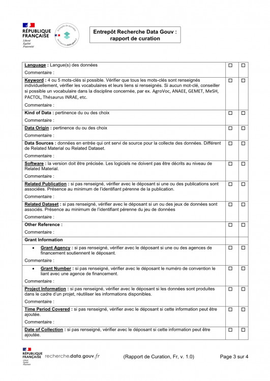The curation report template in jpg 3/4