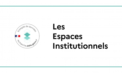 Les espaces institutionnels de Recherche Data Gouv