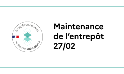 Maintenance de l'entrepôt le 27/02