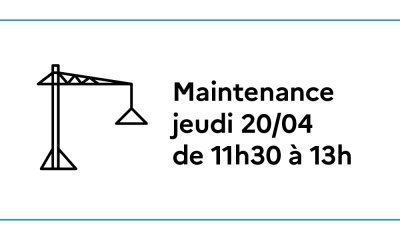 Maintenance du portail le 20 avril