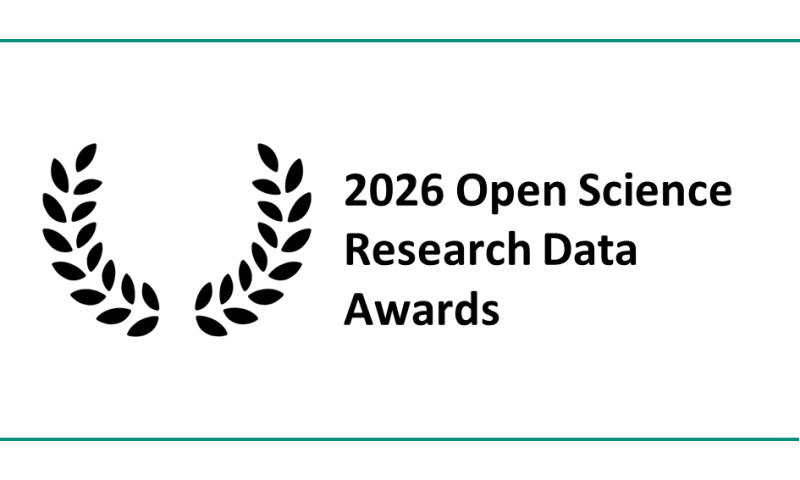 Applications for the 2026 Open Science Research Data Awards are now open